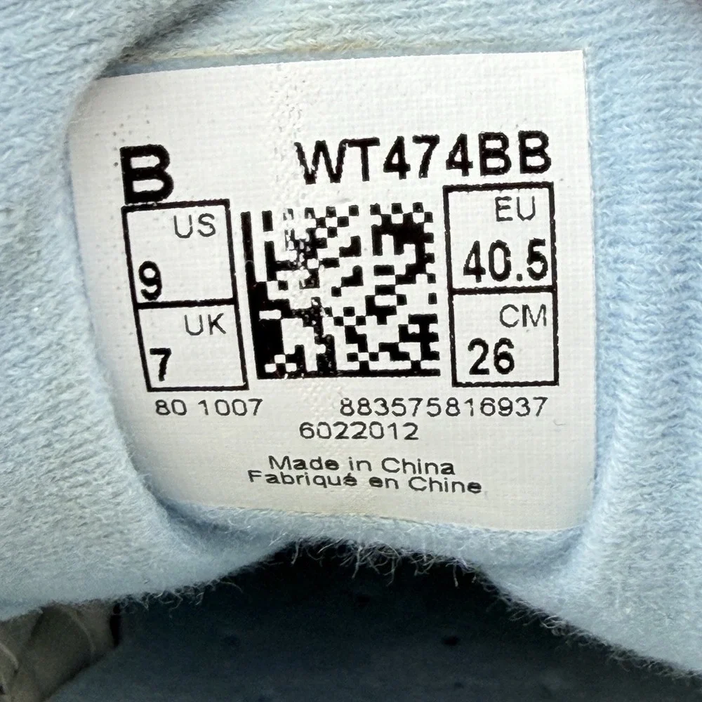 New Balance 474‎ All Terrain Trail Hiking Sneakers Gray Blue Womens Shoe Size 9
